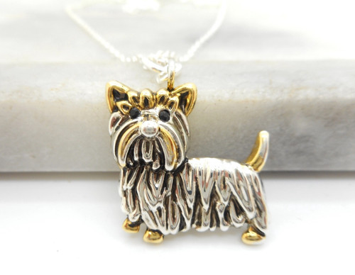 Collana yorkie ciondolo - yorkie,