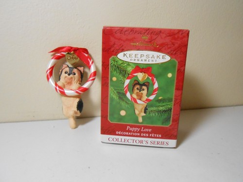 2000 hallmark ornament puppy - hallmark,