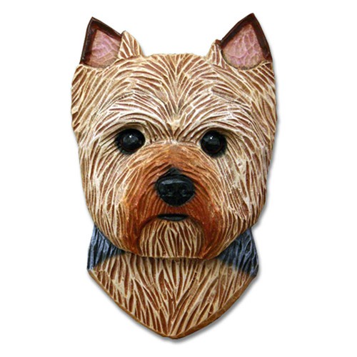 Targa testa yorkie statuina - testa,