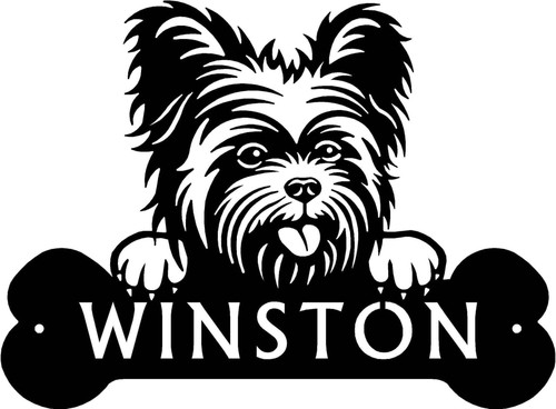 Insegna yorkshire terrier - yorkshire,