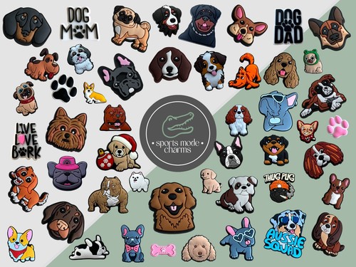 Cani charms per scarpe - cani,